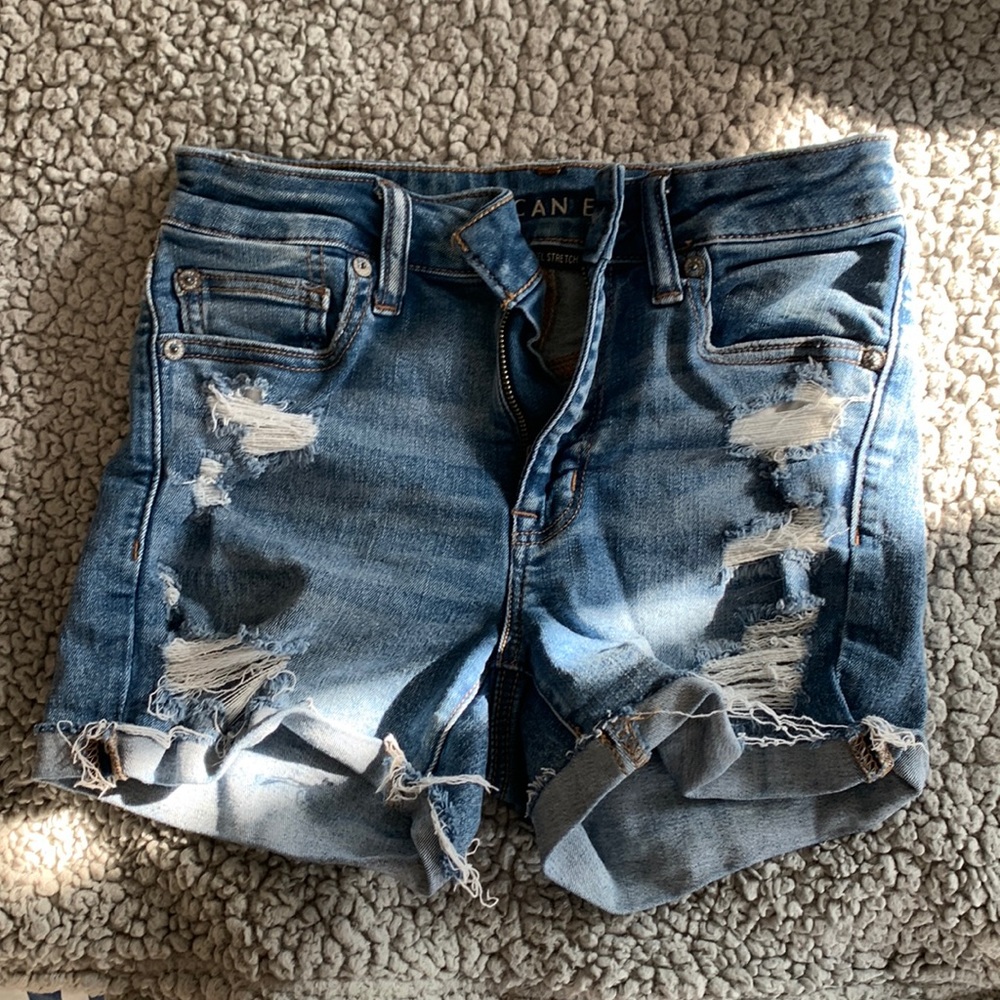 American eagle jean shorts